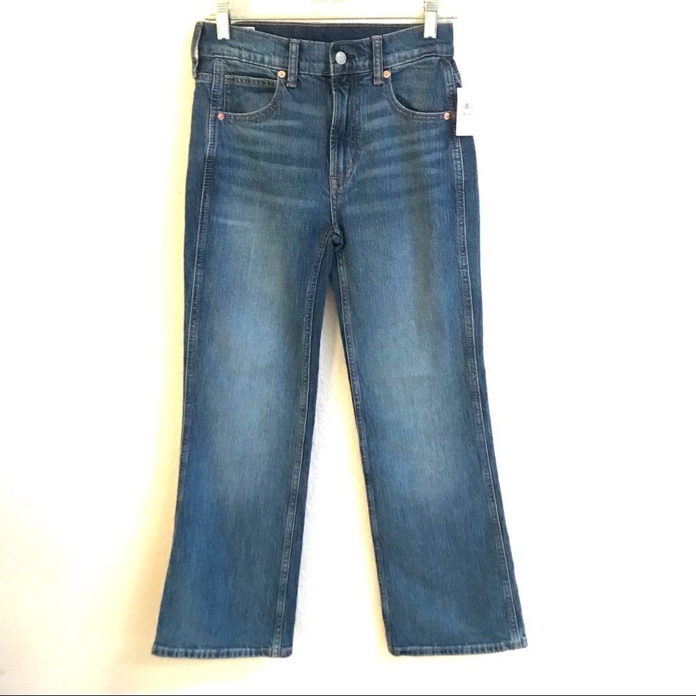 Gap vintage flare high rise wide leg denim jeans 25/0‎